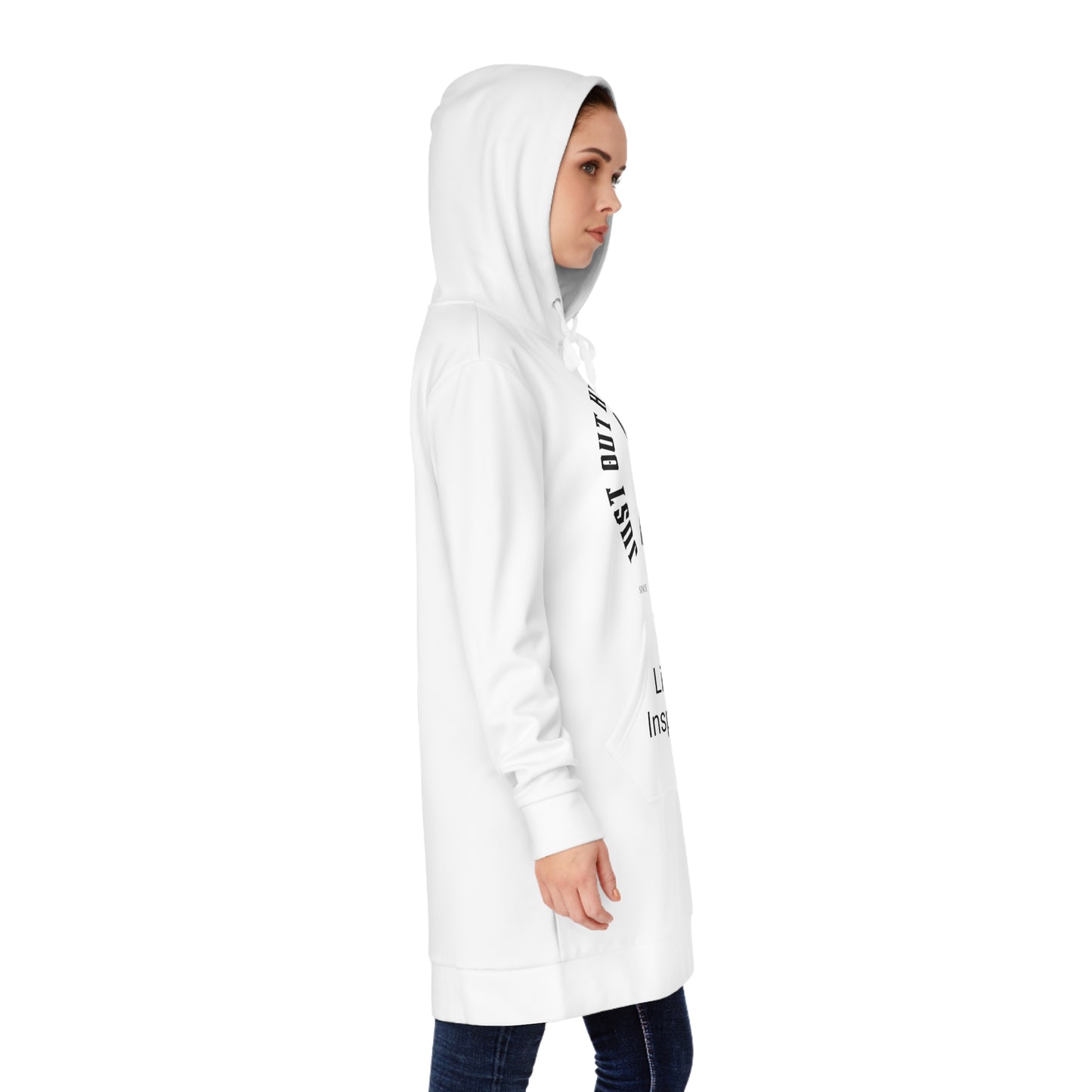 Real Purpose Apparel Living Mine Women's Hoodie Dress (AOP)