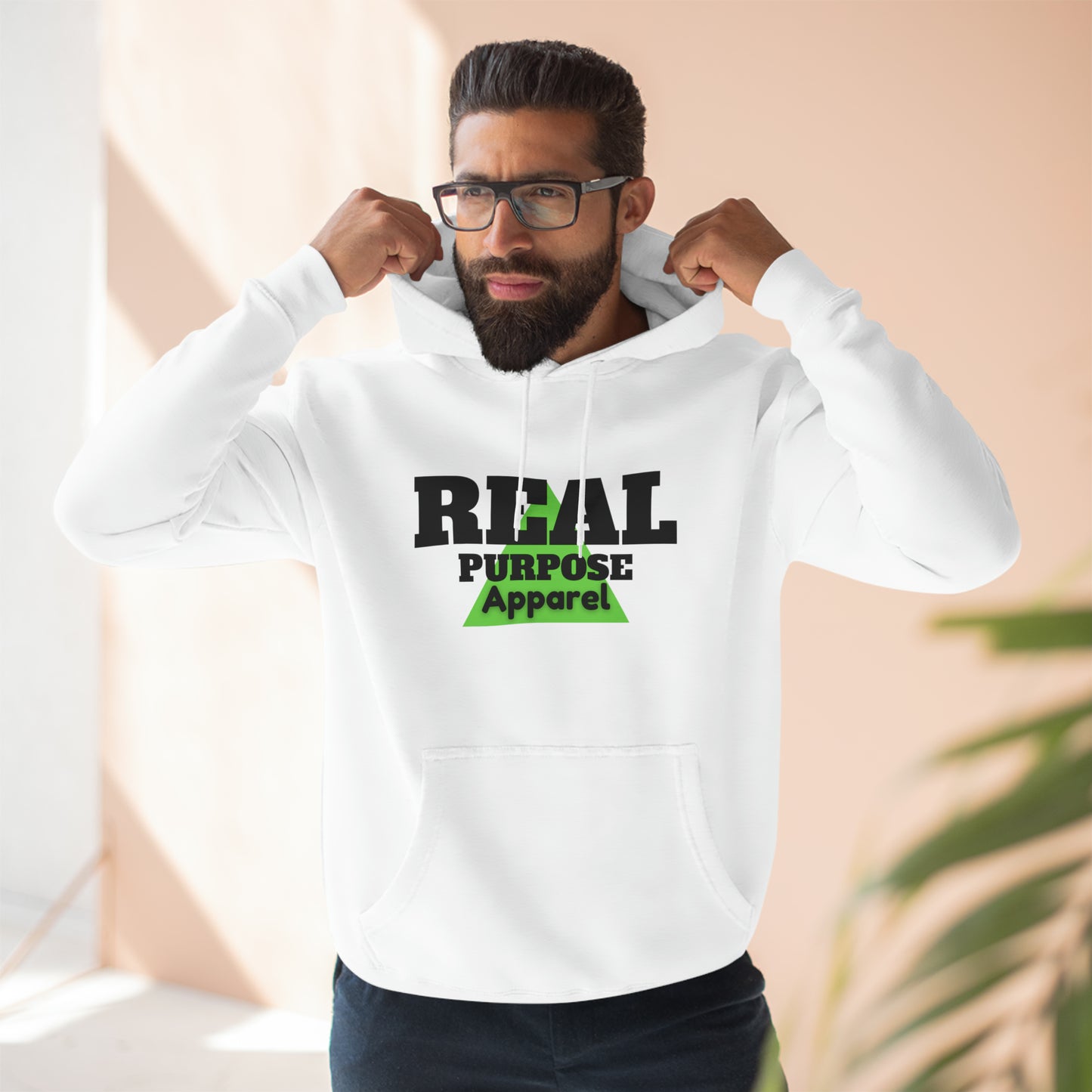 Real Purpose Leveled Up Unisex Premium Pullover Hoodie
