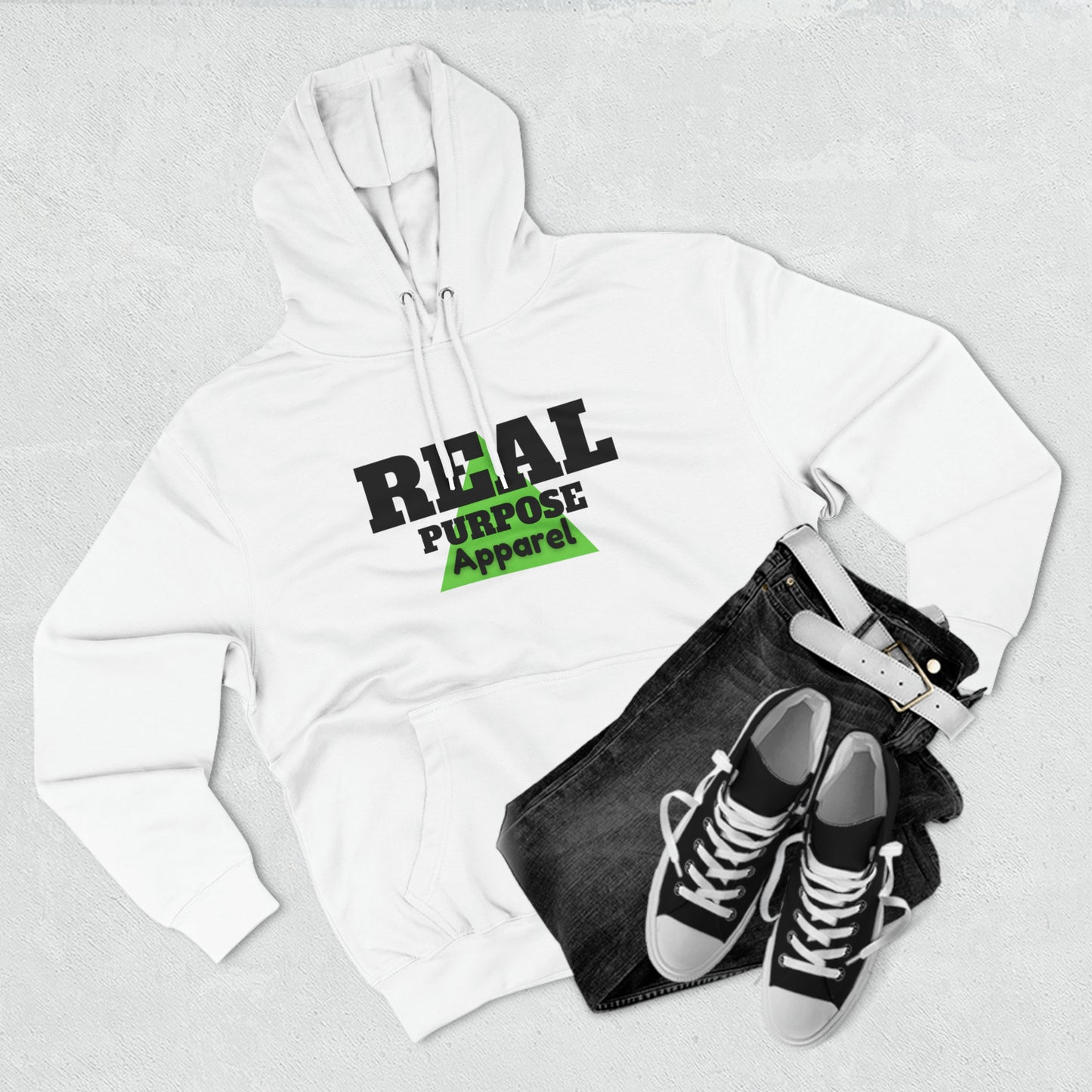 Real Purpose Leveled Up Unisex Premium Pullover Hoodie