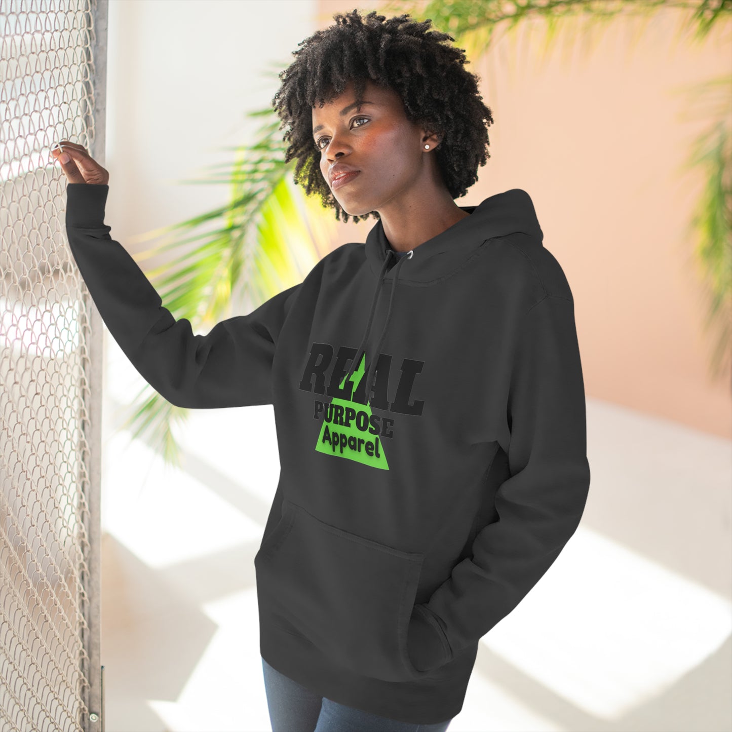 Real Purpose Leveled Up Unisex Premium Pullover Hoodie