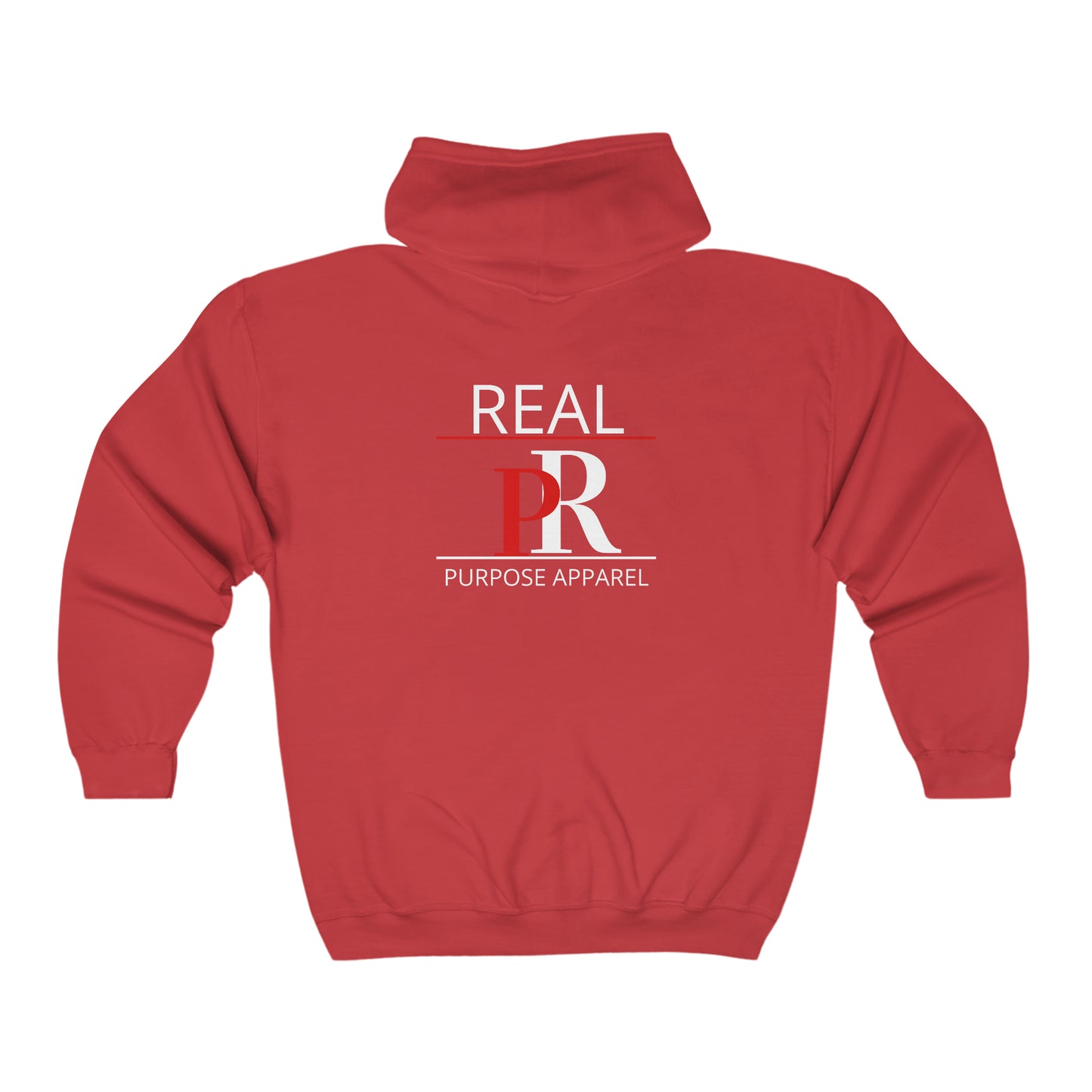 Classic Real Purpose Unisex Heavy Blend™ Full Zip Logo Hooded Sweatshirt