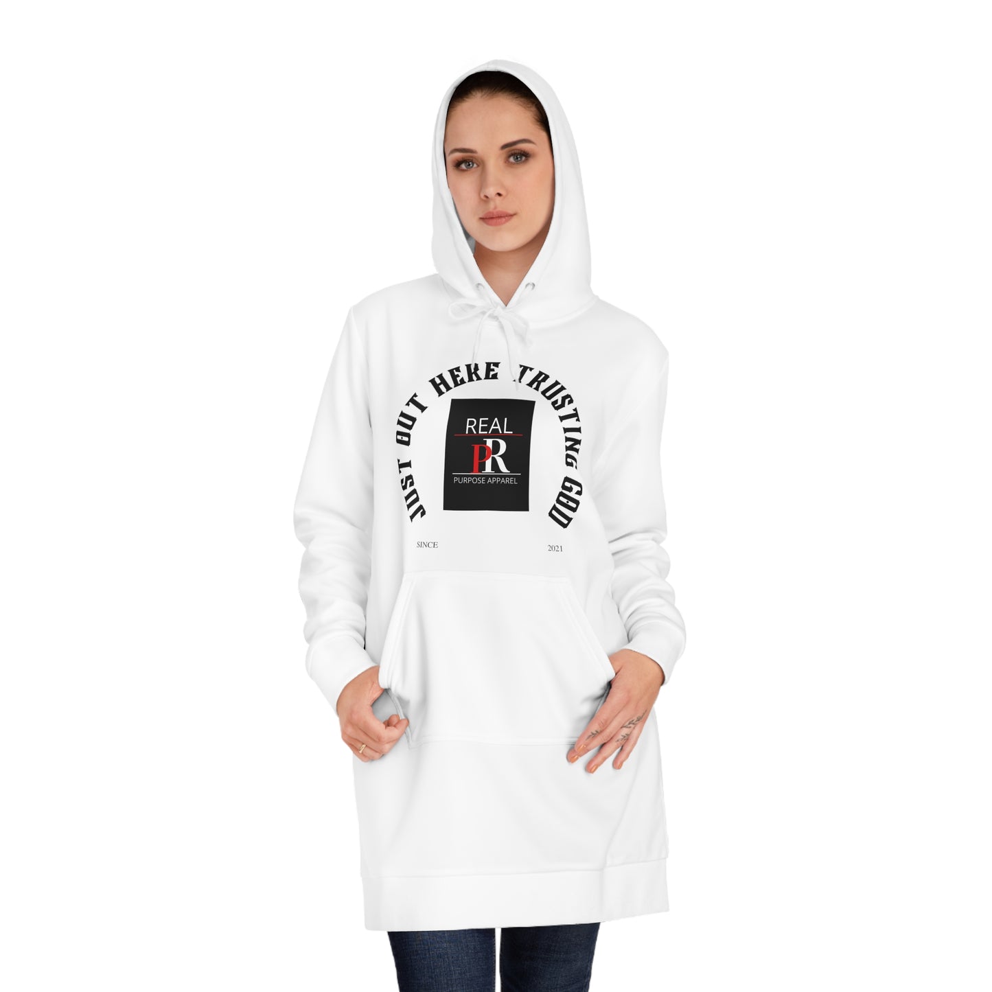 Real Purpose Apparel Women's Hoodie Dress (AOP)