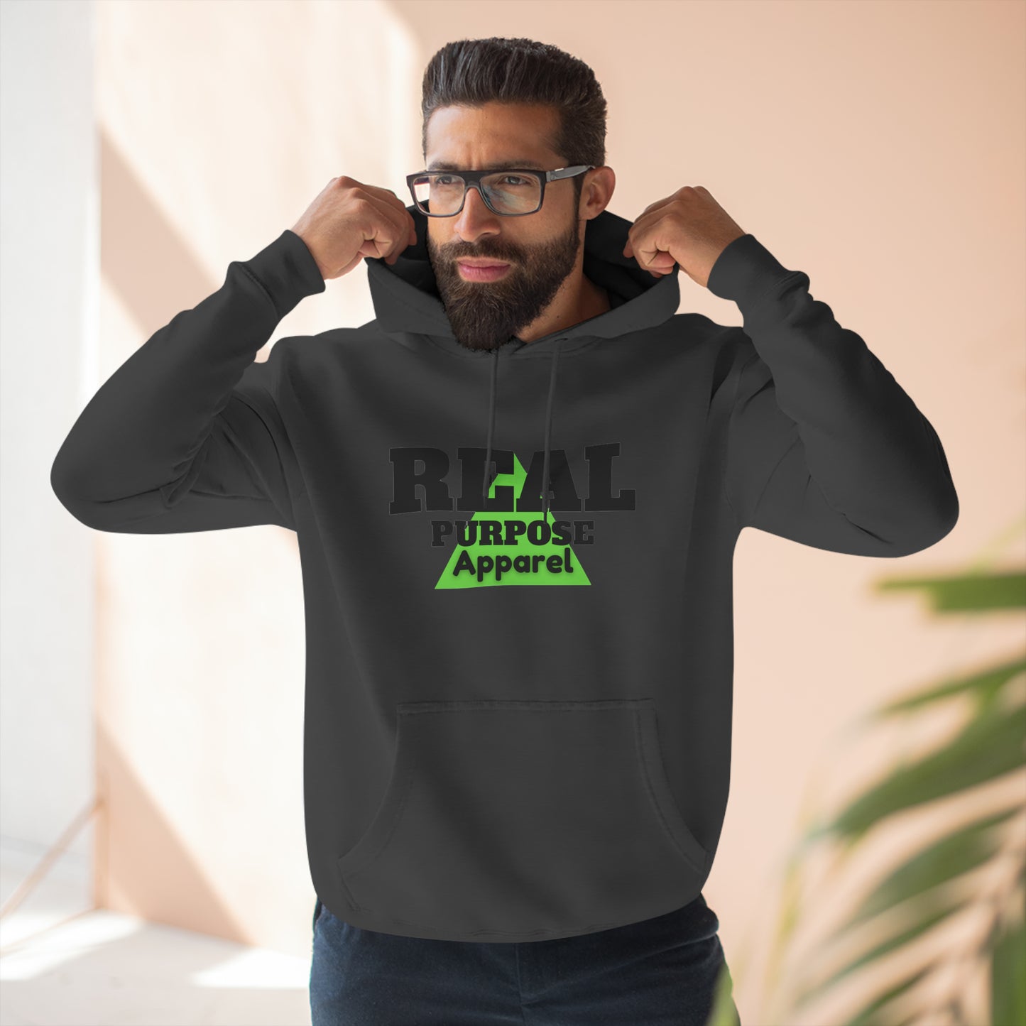 Real Purpose Leveled Up Unisex Premium Pullover Hoodie