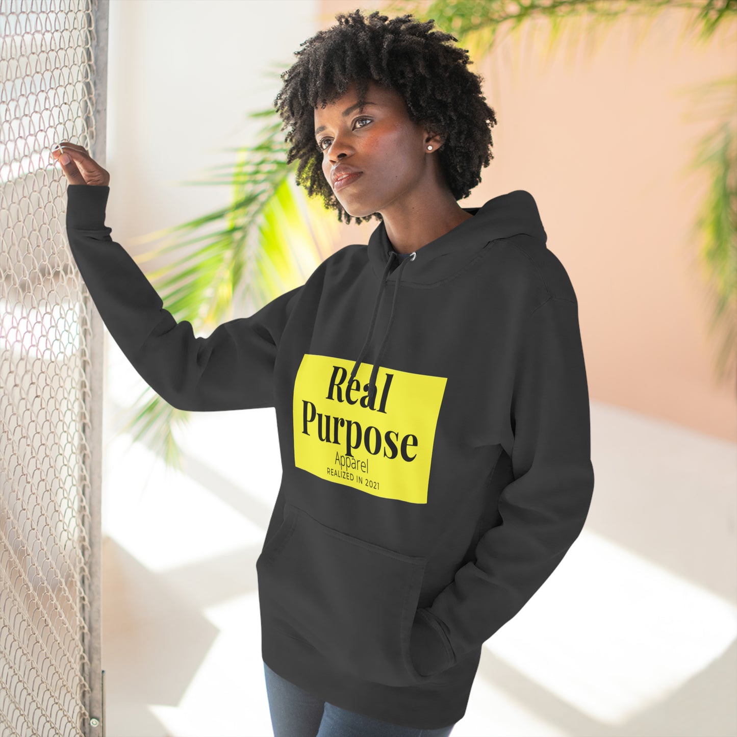 Real Purpose Realized Unisex Premium Pullover Hoodie