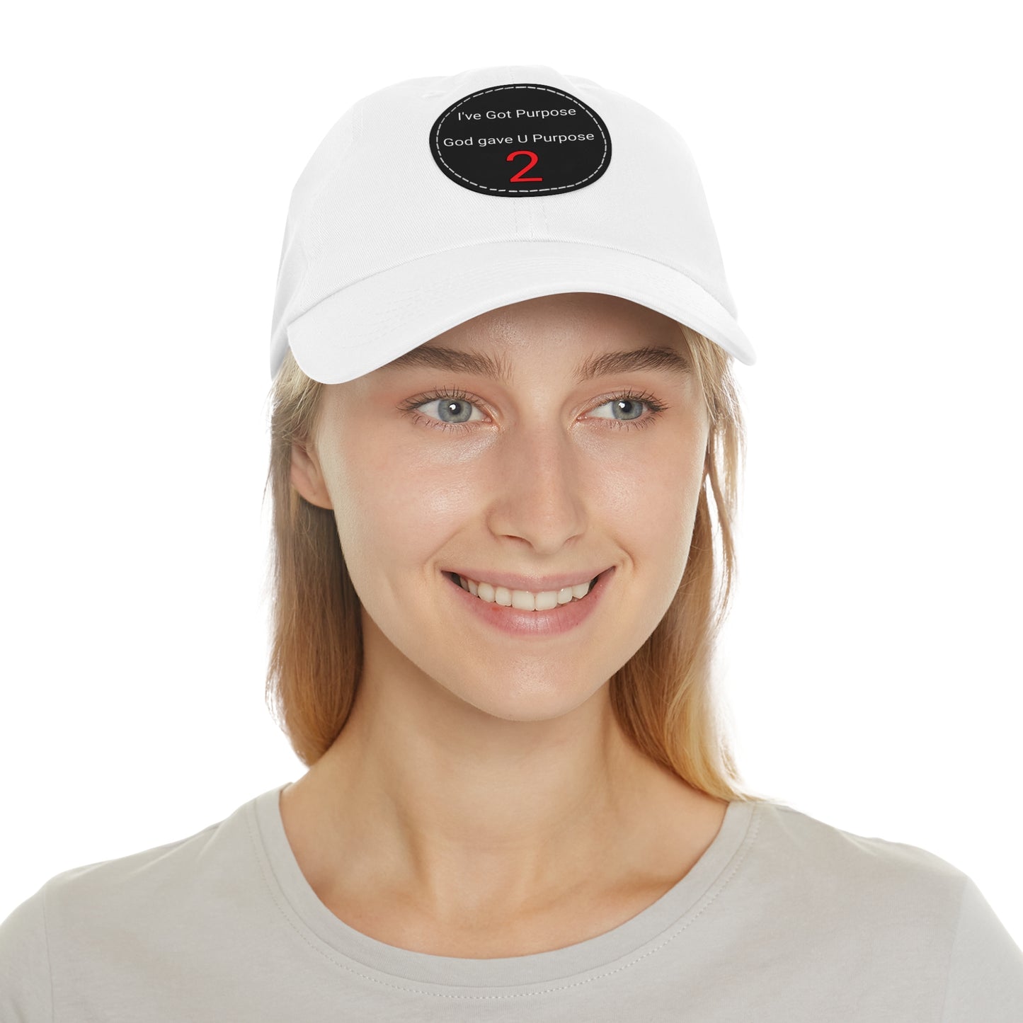 I've Got Purpose Hat with Round Leather Patch