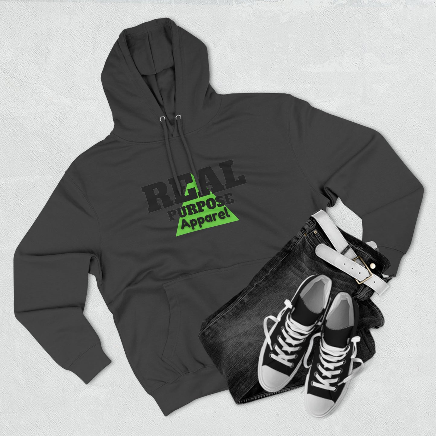 Real Purpose Leveled Up Unisex Premium Pullover Hoodie