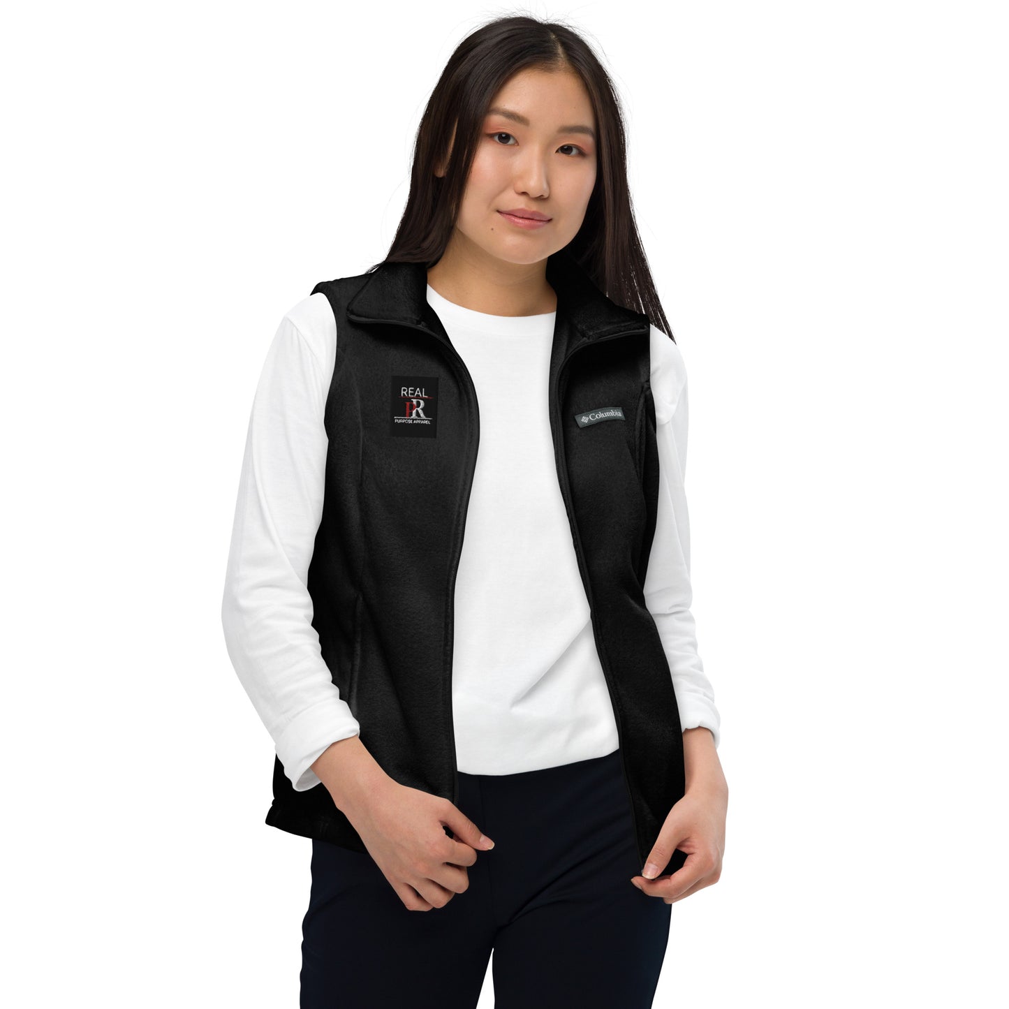 Real Purpose Women’s Columbia fleece vest