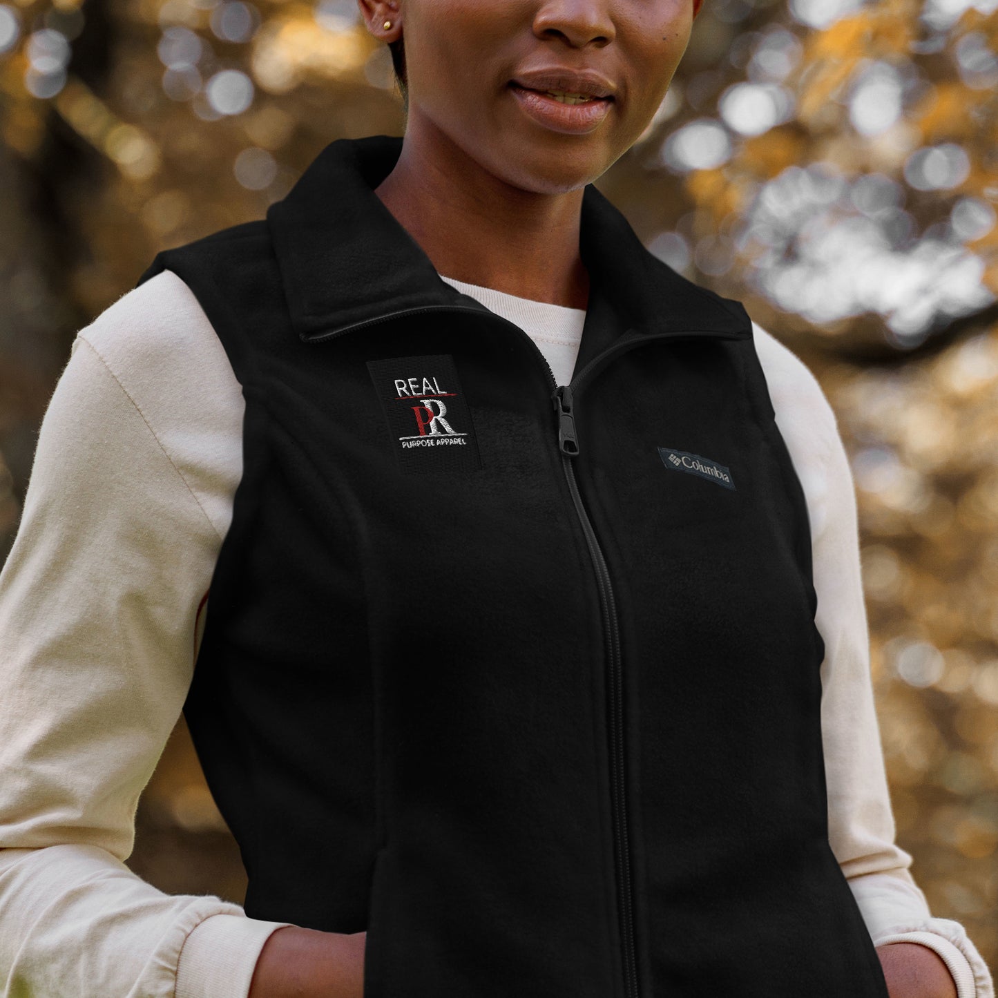 Real Purpose Women’s Columbia fleece vest