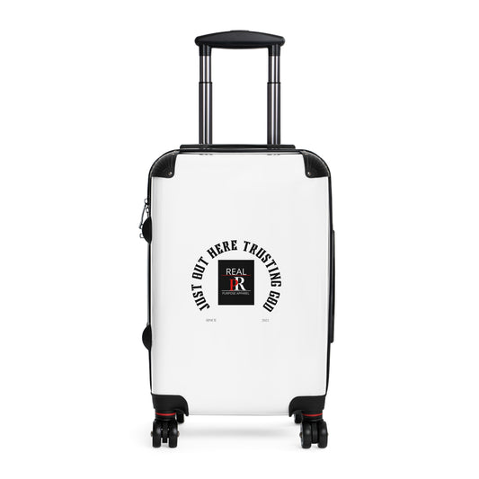 Real Purpose White Suitcase