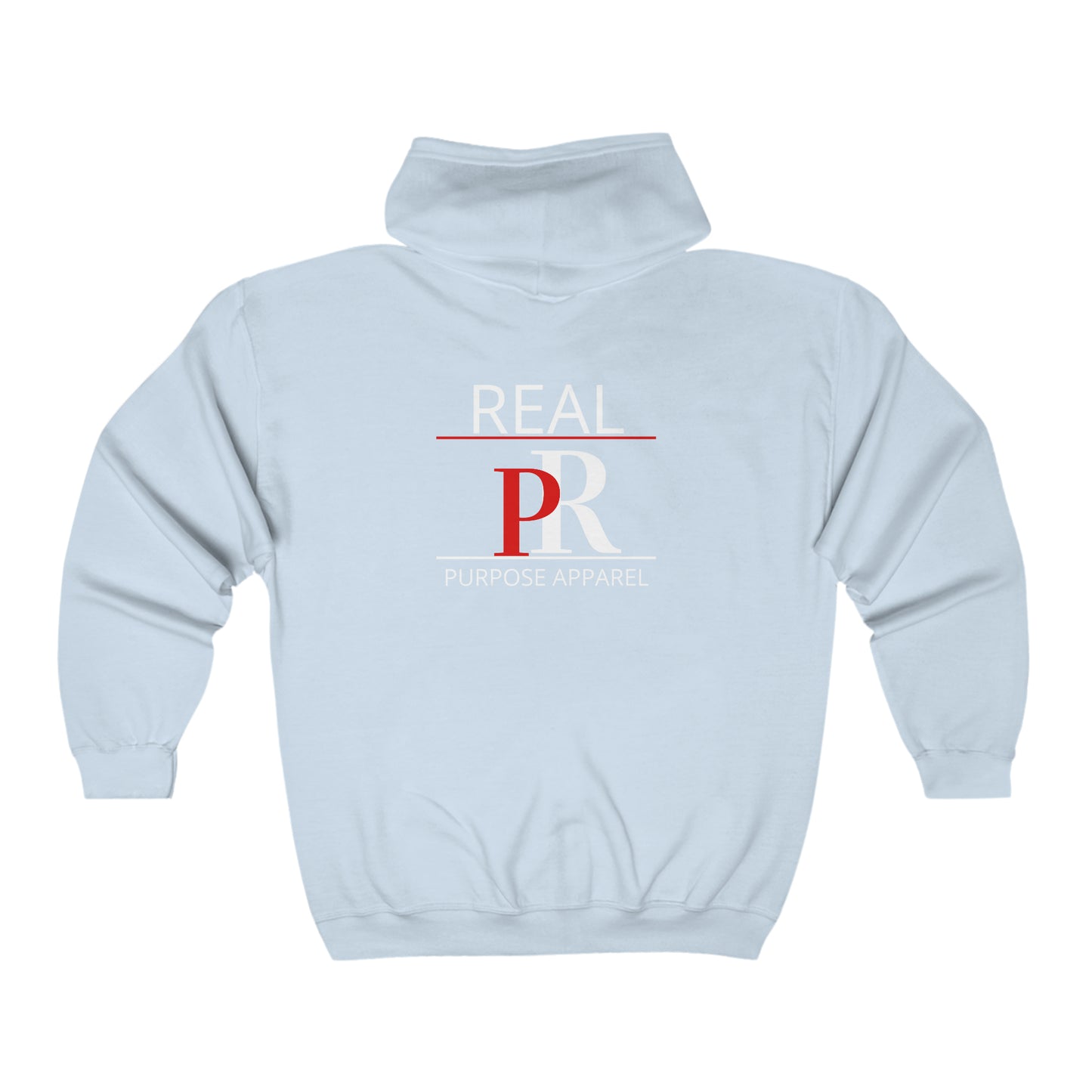 Classic Real Purpose Unisex Heavy Blend™ Full Zip Logo Hooded Sweatshirt