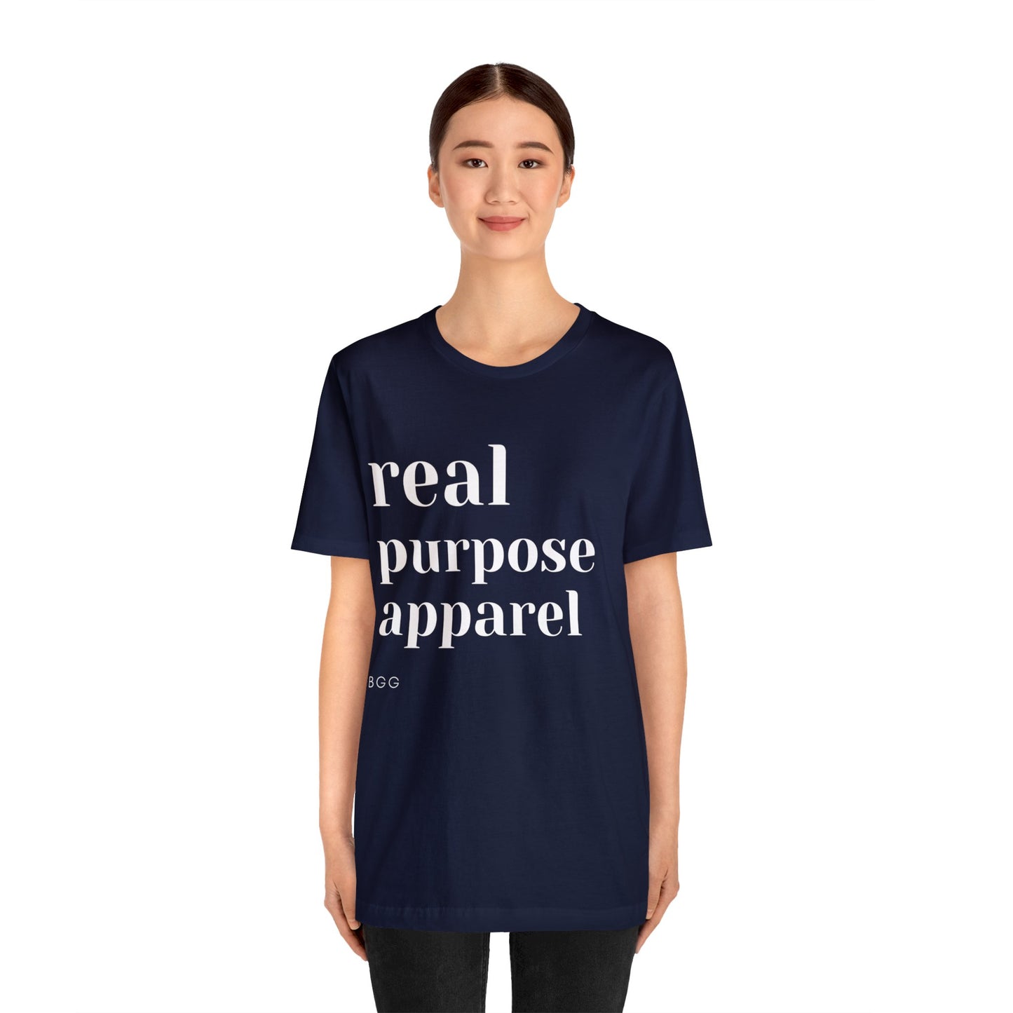 Real Purpose Signature Unisex Classic Collection Jersey T-Shirt