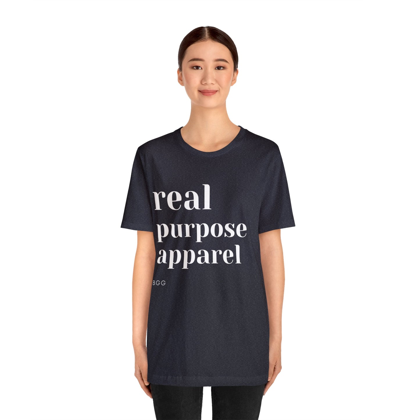 Real Purpose Signature Unisex Classic Collection Jersey T-Shirt