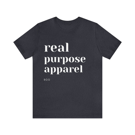 Real Purpose Signature Unisex Classic Collection Jersey T-Shirt