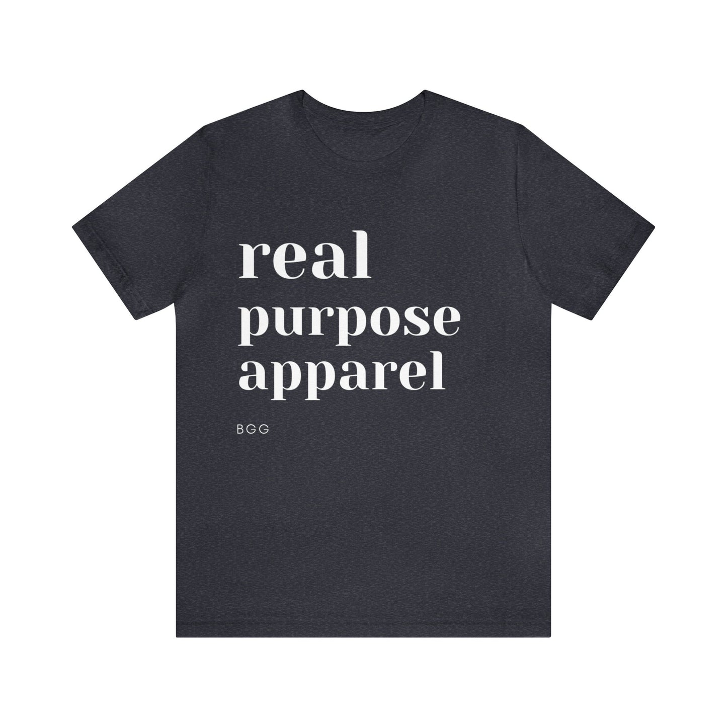 Real Purpose Signature Unisex Classic Collection Jersey T-Shirt