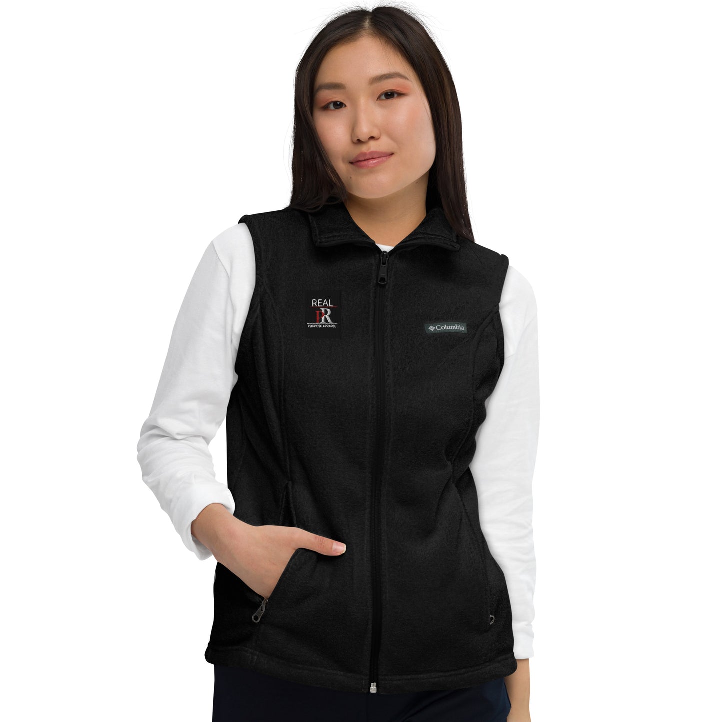 Real Purpose Women’s Columbia fleece vest