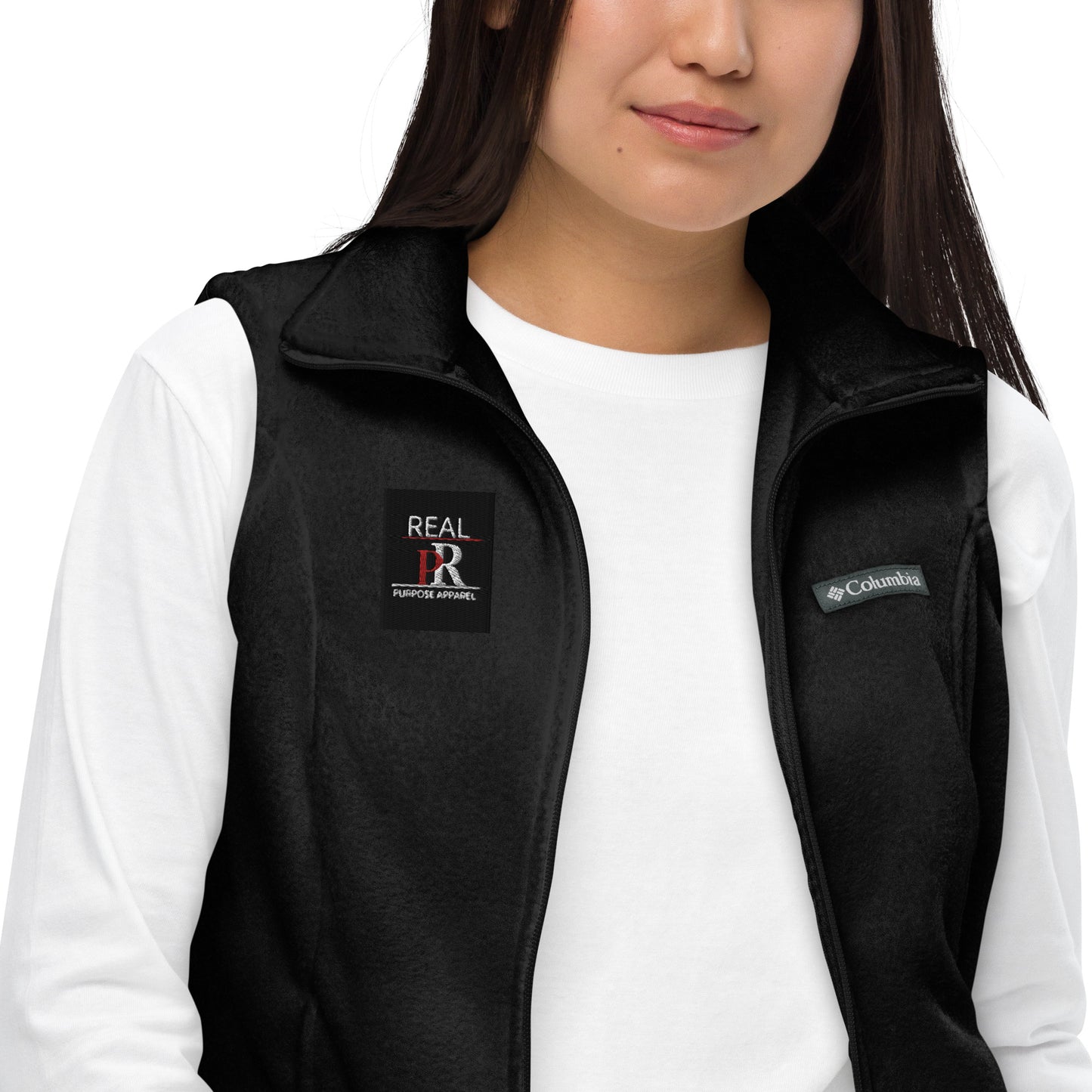 Real Purpose Women’s Columbia fleece vest