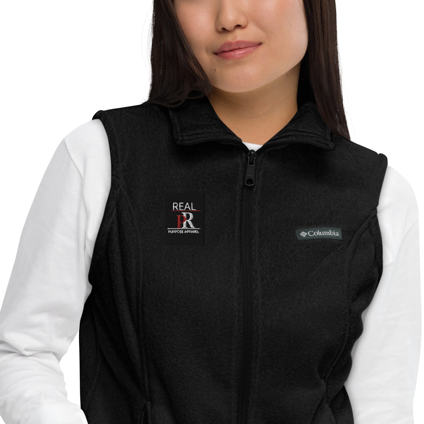 Real Purpose Women’s Columbia fleece vest